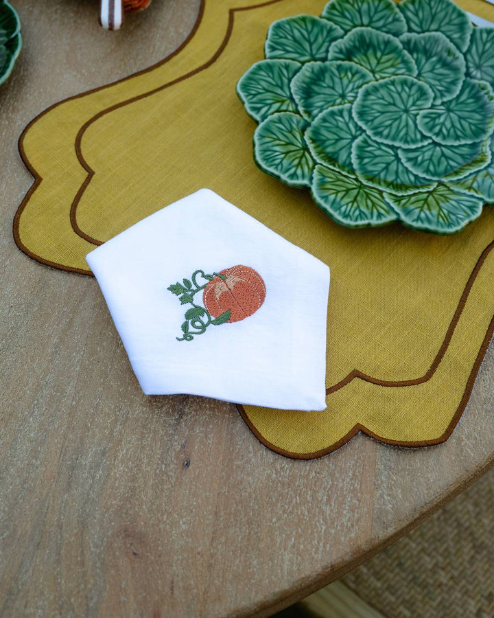 Serviette Citrouille