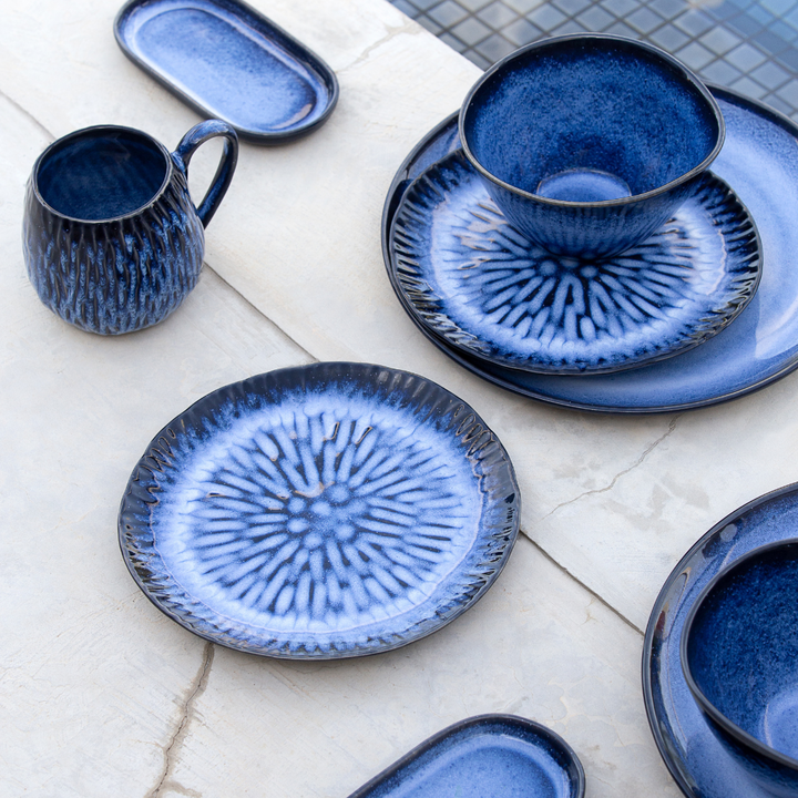 Wonder Plate Set | Blue Seashell Set | Eggbackhome