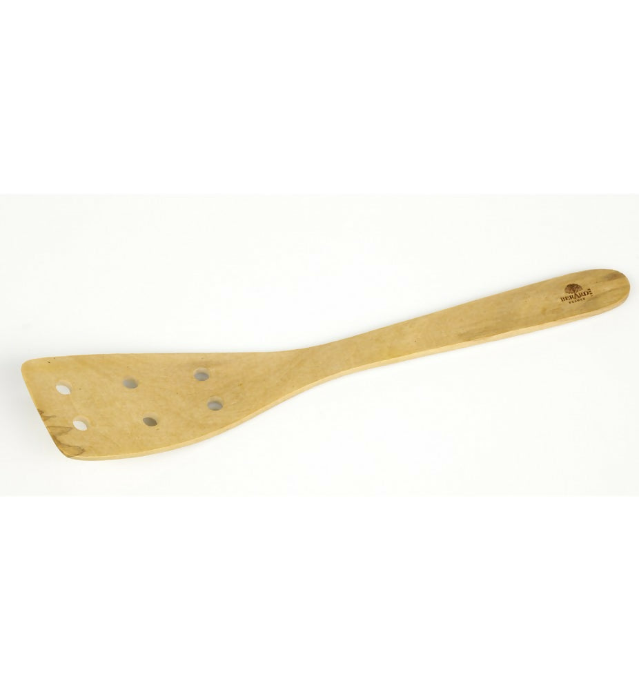 Spatule galbée 6 trous CONTOUR en olivier Spatules Bérard France