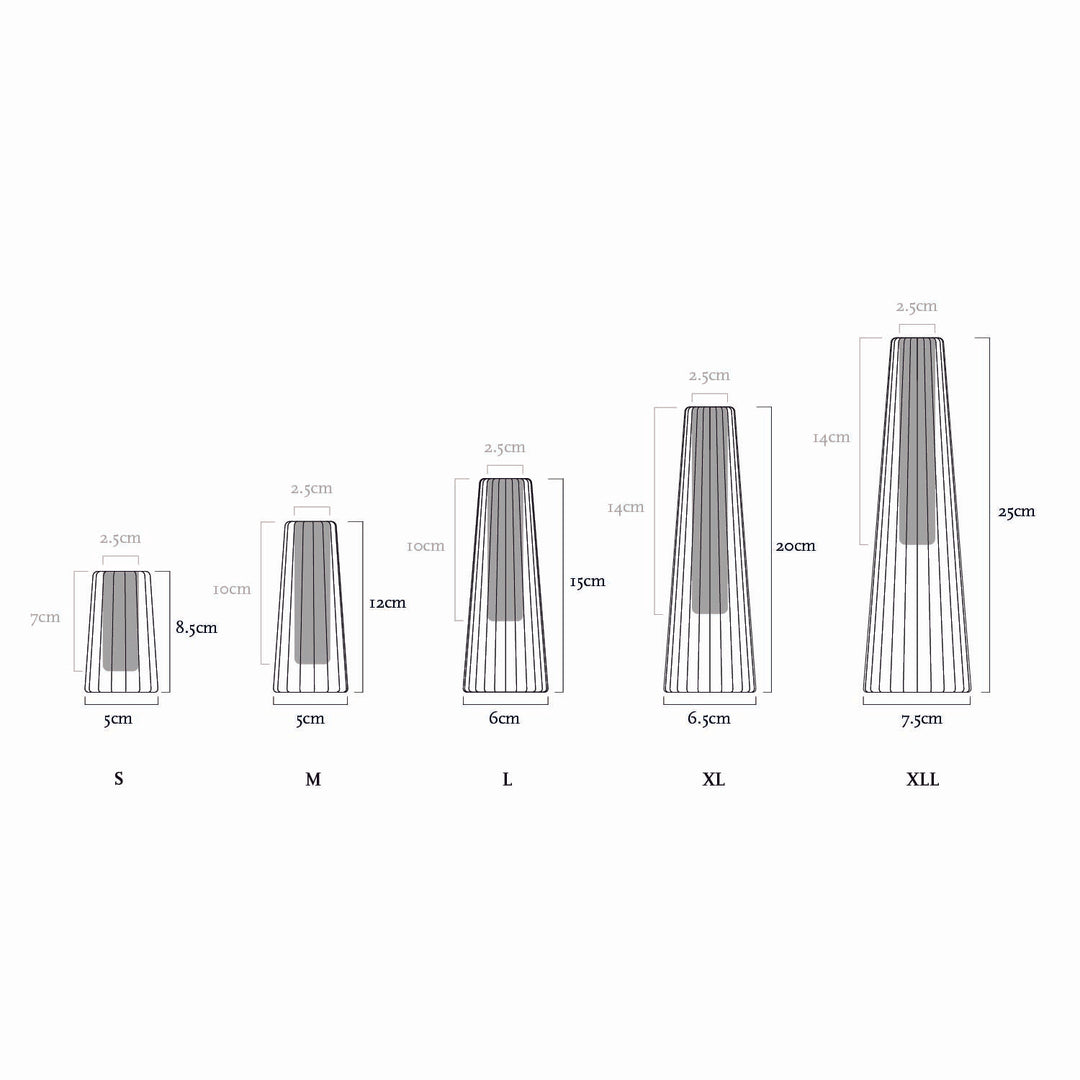 Vase en béton - Facette (taille S) Vases Gone's