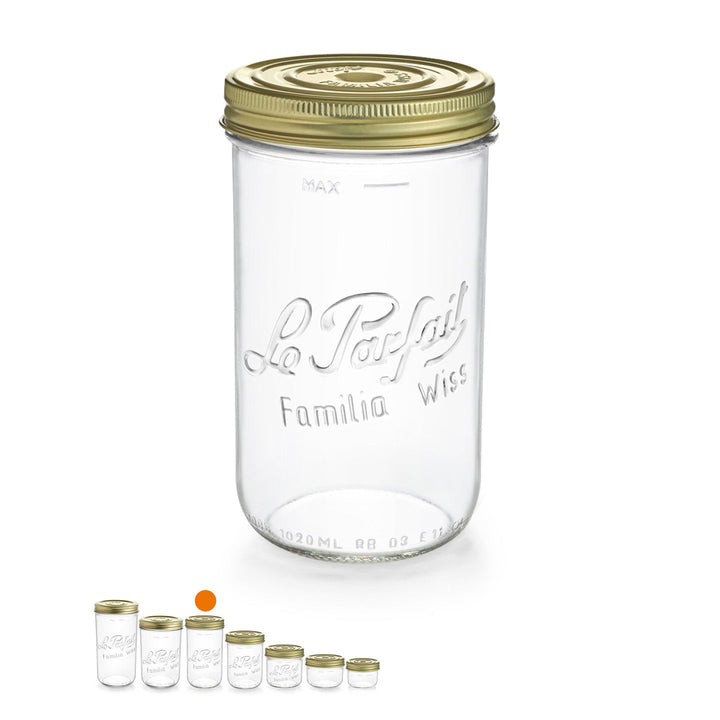 Terrine Le Parfait Familia Wiss 1000 g - ø 100 mm - Fermée