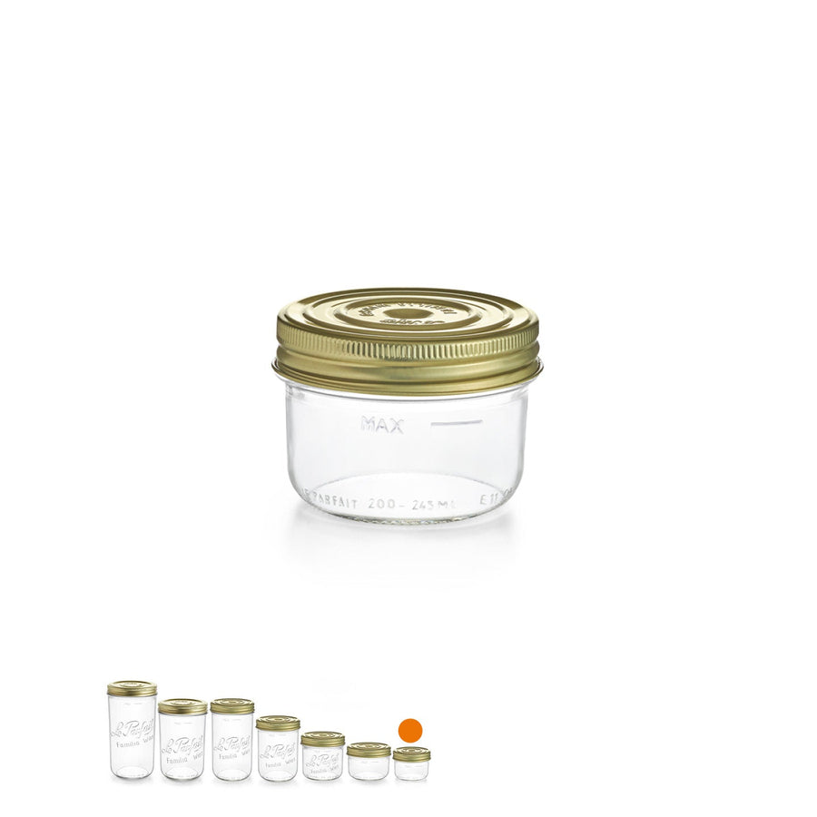 Terrine Le Parfait Familia Wiss 200g - ø 82 mm - Fermée