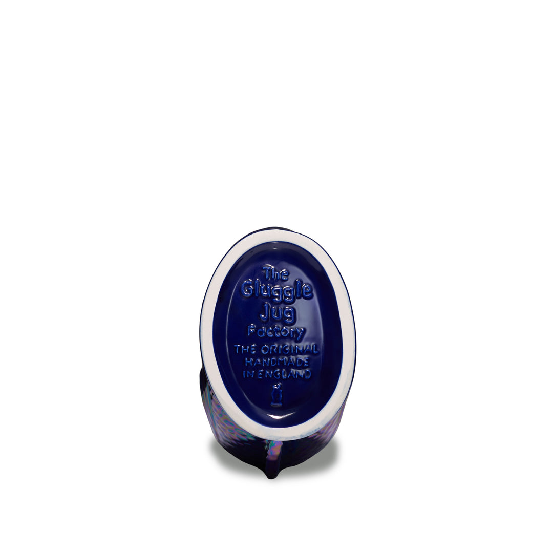 Autenthique Carafe Poisson Gluggle jug | Bleu foncé irisé