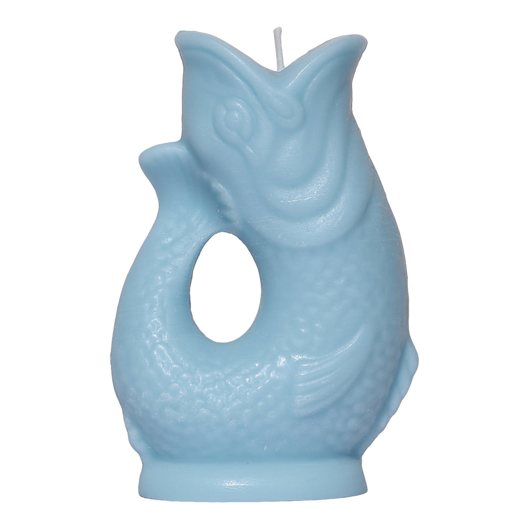 Bougie poisson Gluggle jug | Bleu ciel