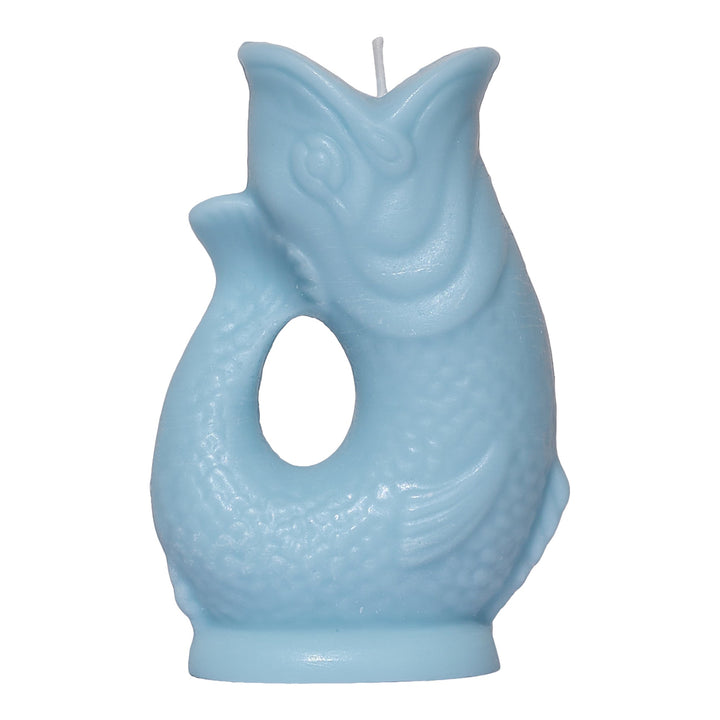 Bougie poisson Gluggle jug | Bleu ciel