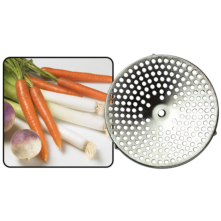 Grille de Passe-légumes gros trous 5mm pour passe-légumes 24cm