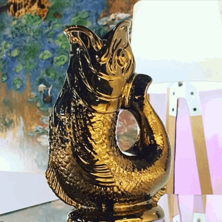 Autenthique carafe poisson "Glouglou" | Cuivre