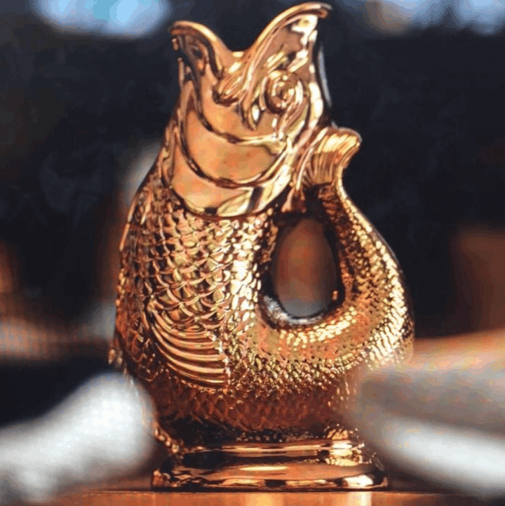 Autenthique carafe poisson "Glouglou" | Cuivre