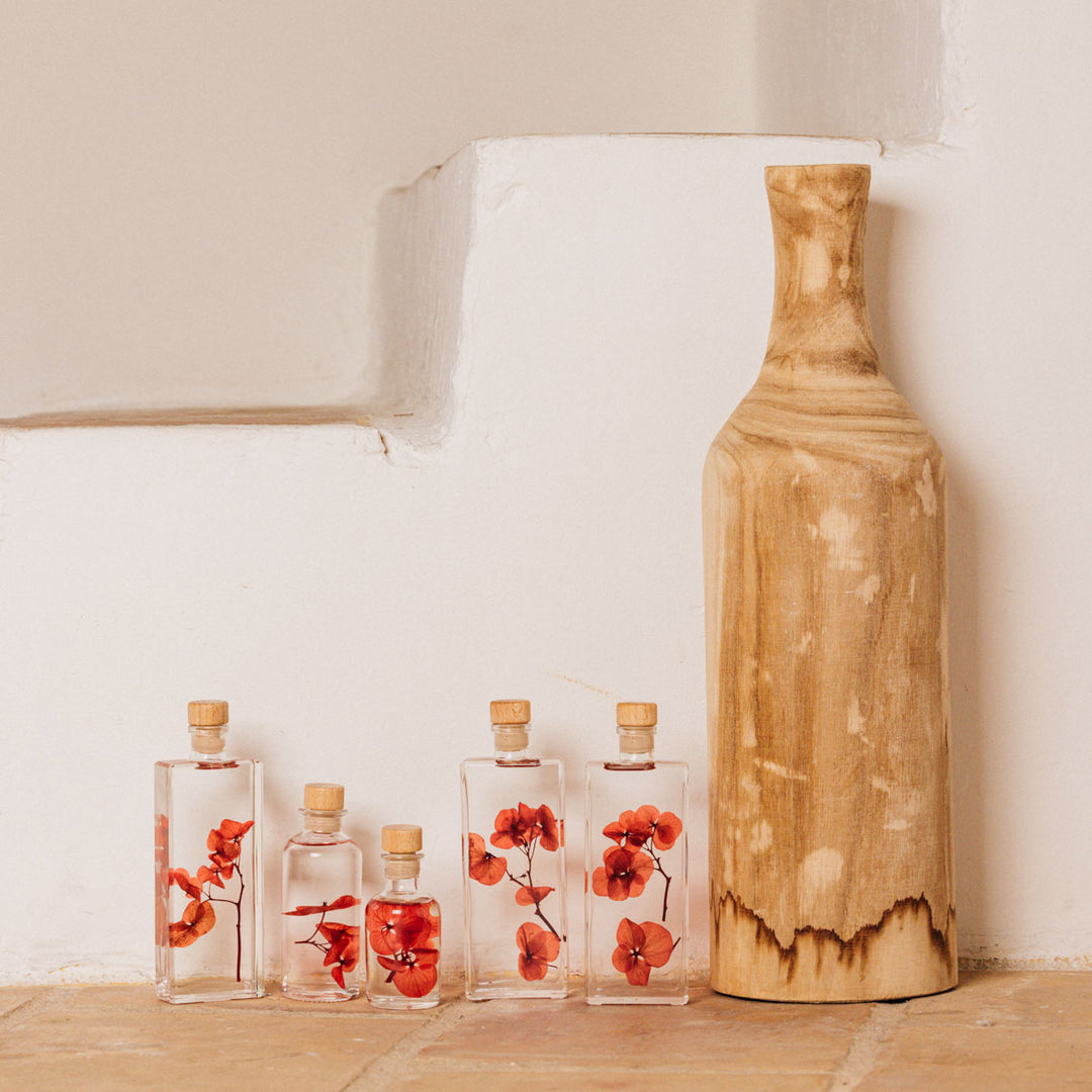 L'Herbarium de Théophile – Hortensia Rouge passion - Fleur immergée