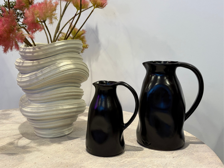Carafe - Medium - Céramique - Noir mat