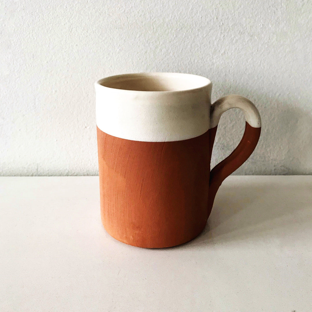 Mug beige/Terracotta - Made in Portugal