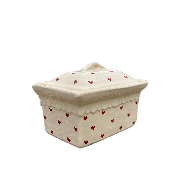 Terrine rectangulaire blanc hertzele Terrines Poterie Beck