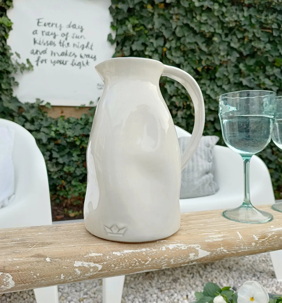 Carafe - Medium - Céramique - Blanc