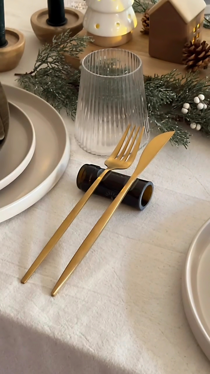 Repose-couverts en verre recyclé