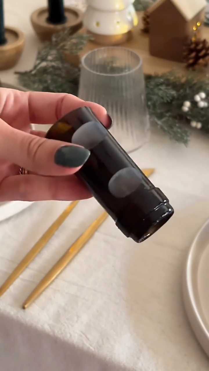 Repose-couverts en verre recyclé