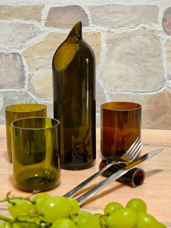 Repose-couverts en verre recyclé