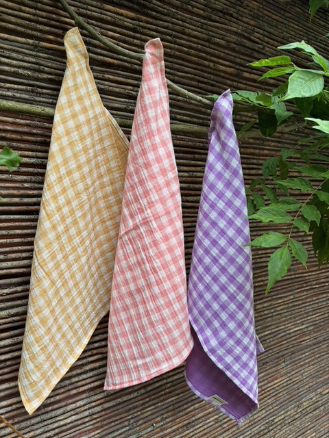 3 essuie-mains vichy blé, barbapapa, et glycine Torchons et essuis-mains Charmy