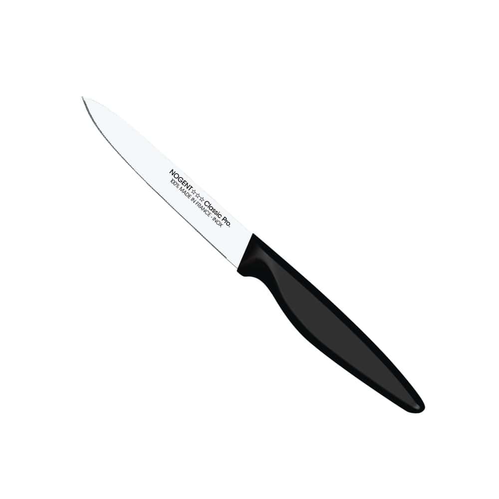 Couteau d'Office - Lame 11 cm Crantée 1mm - Noir | Classic Pro