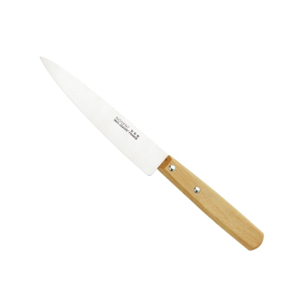 Couteau de Cuisine – Lame lisse 15cm – Naturel | Classic Bois