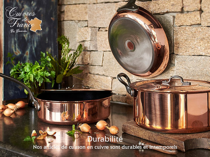 Sauteuse en cuivre céramique induction Sauteuses Baumalu