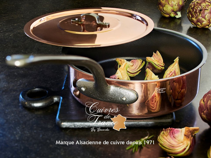 Sauteuse en cuivre céramique induction Sauteuses Baumalu