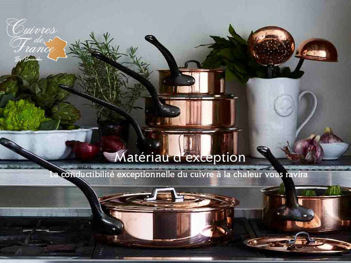 Sauteuse en cuivre céramique induction Sauteuses Baumalu