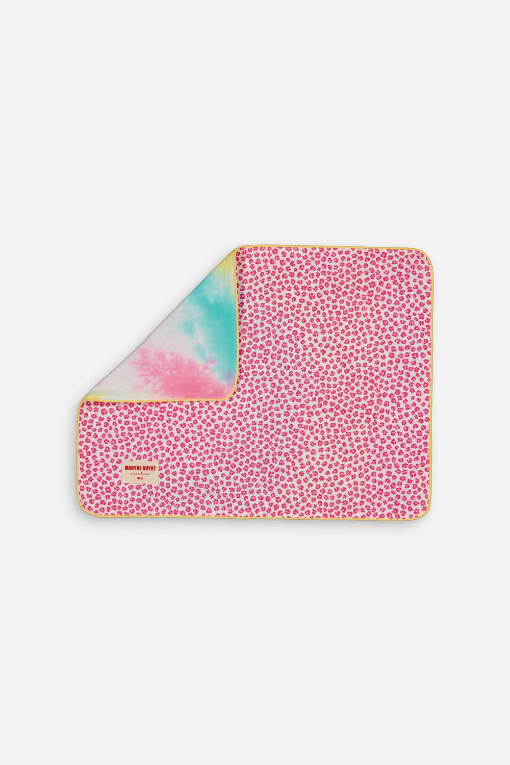 Set de table réversible motif Graou et tie and dye rose - Graou Rose - Lot de 2