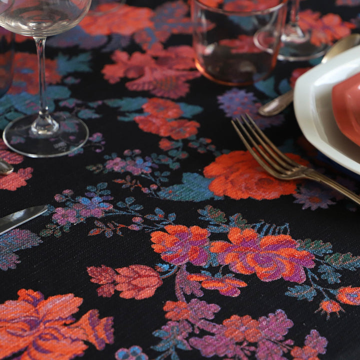 Floral pattern tablecloth - Fleur Folk