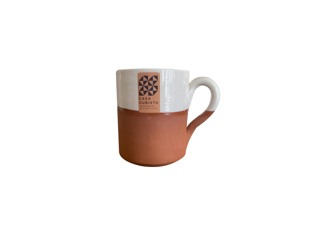 Mug beige/Terracotta - Made in Portugal