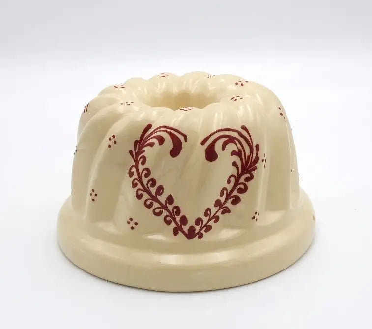 Kougelhopf nature cœur frise Moules à Kougelhopf Poterie Beck