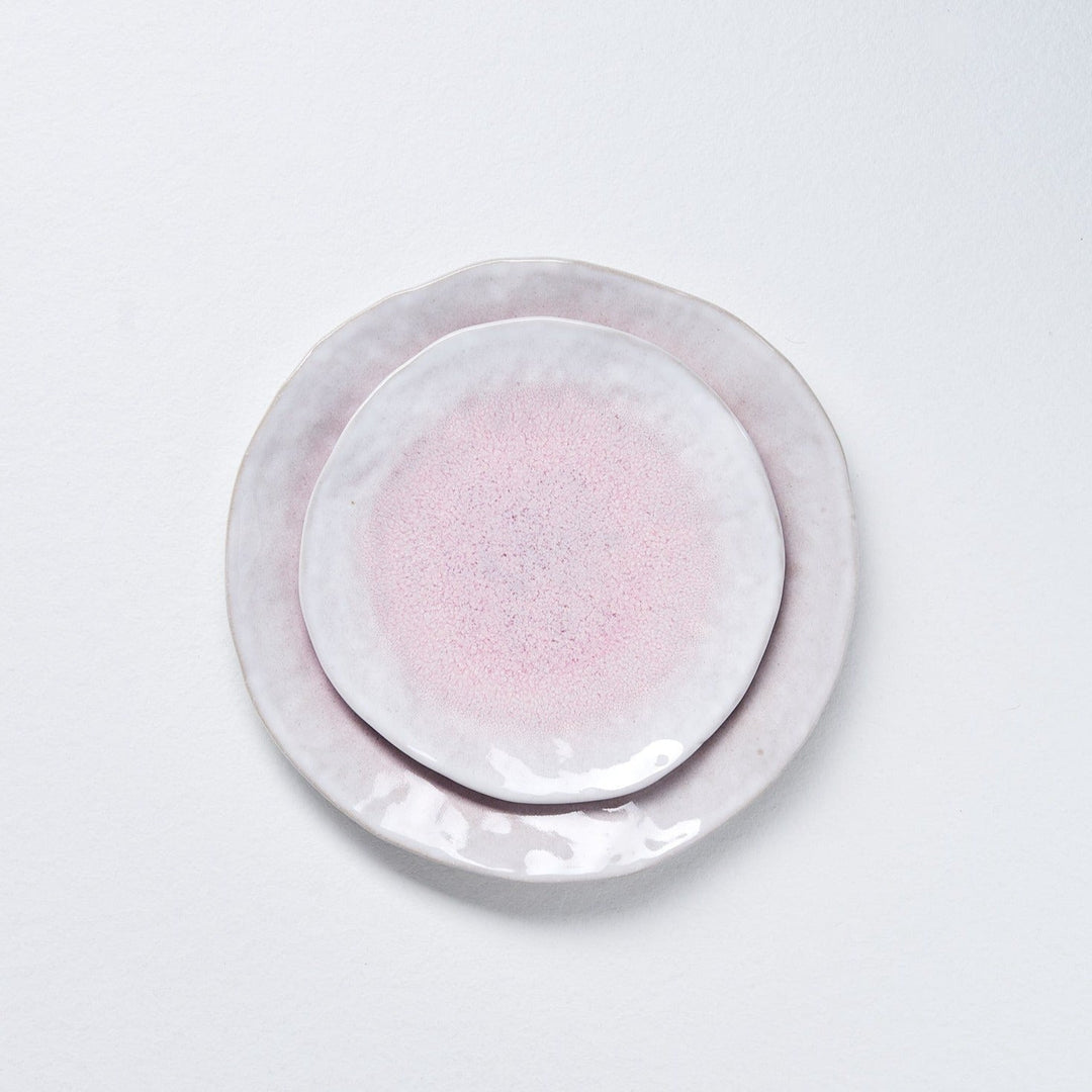 Nature Shape White Light Bowl | Pink Dinner Bowl | Egg Back Home