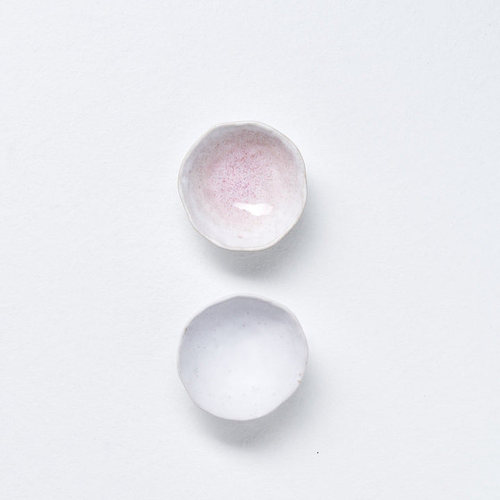 Nature Shape White Light Bowl | Pink Dinner Bowl | Egg Back Home