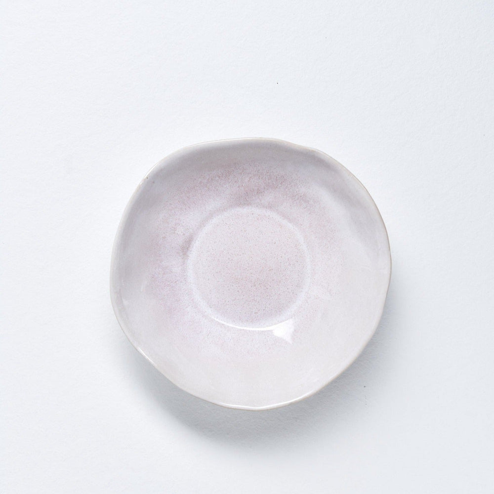 Nature Shape White Light Bowl | Pink Dinner Bowl | Egg Back Home