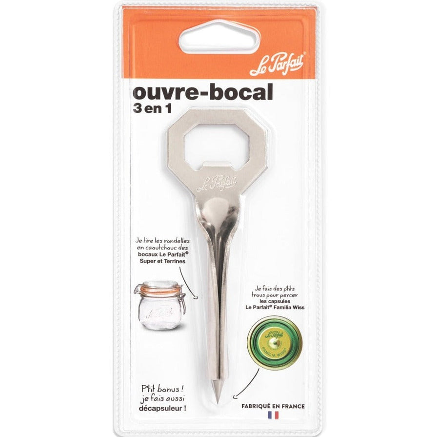 Ouvre Bocal Le Parfait 3 en 1 - De face