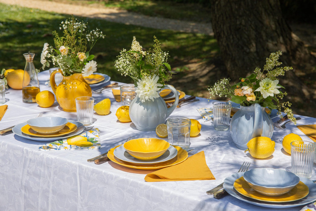 Le pichet Melon - Porcelaine Bleu Pichets Ogre la Fabrique