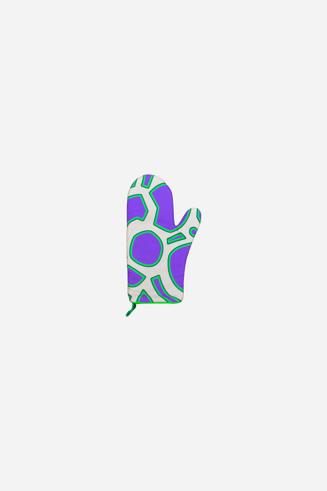 Gant cuisine motif spiral violet et green