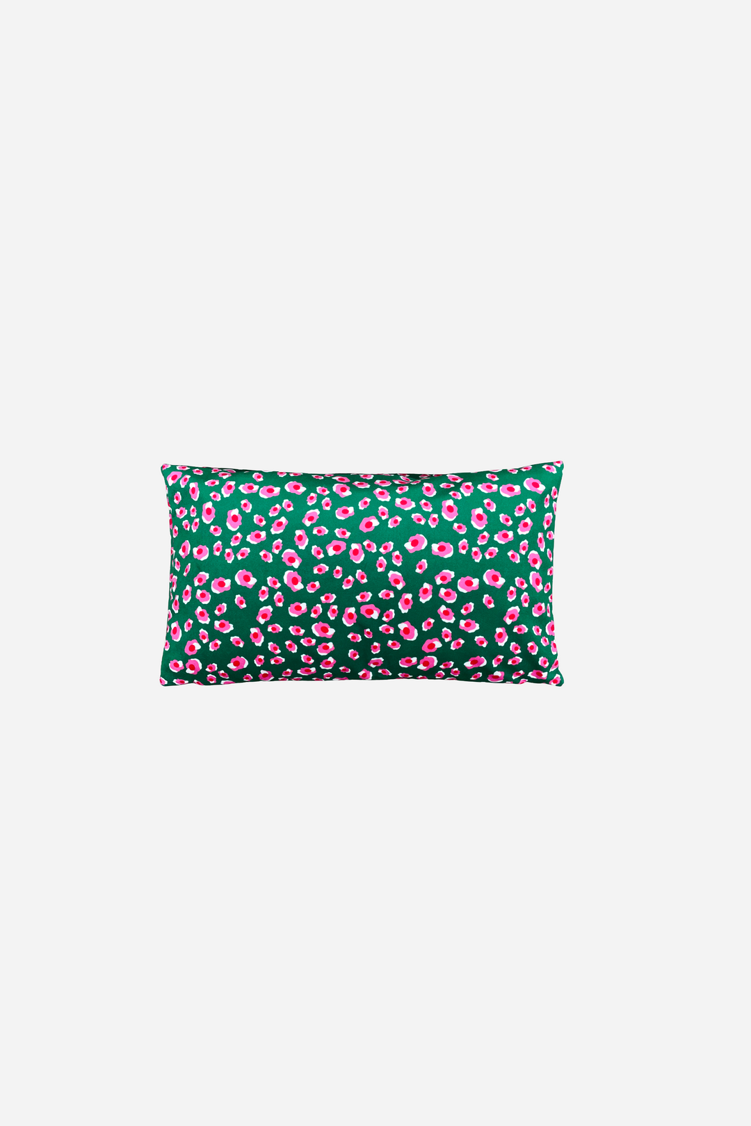 Jeanne - Coussin motif iconique léopard vert en velours