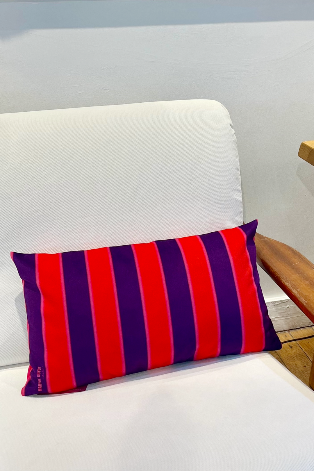 Paul - Suede cushion with velvet effect 30 X 50 cm