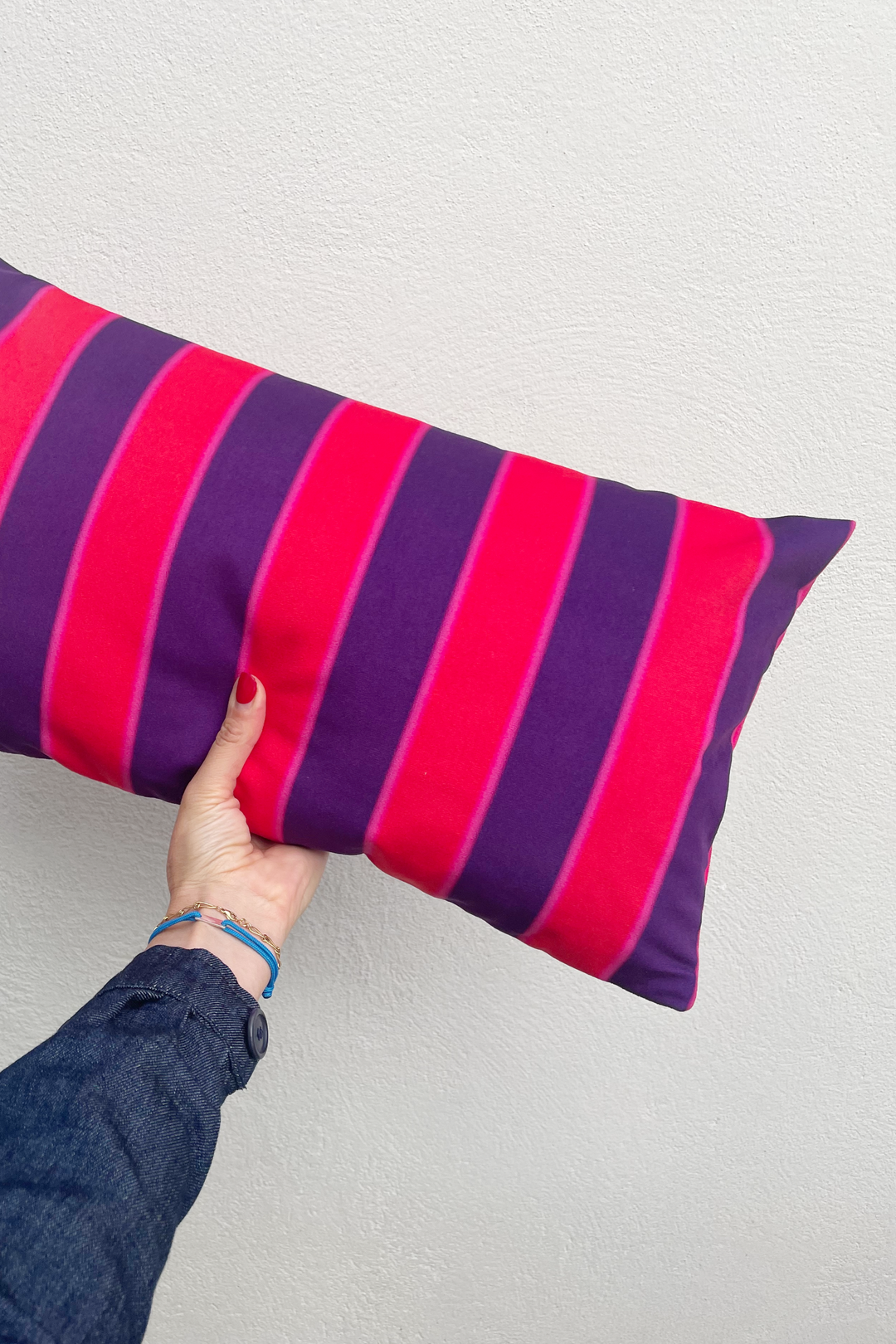 Paul - Suede cushion with velvet effect 30 X 50 cm