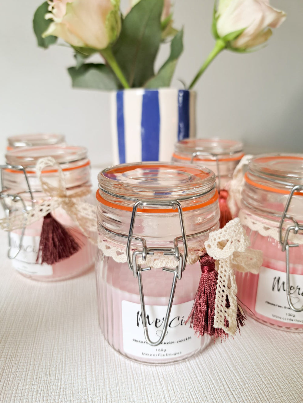 Collection coeur Bougies parfumées Mère et Fils