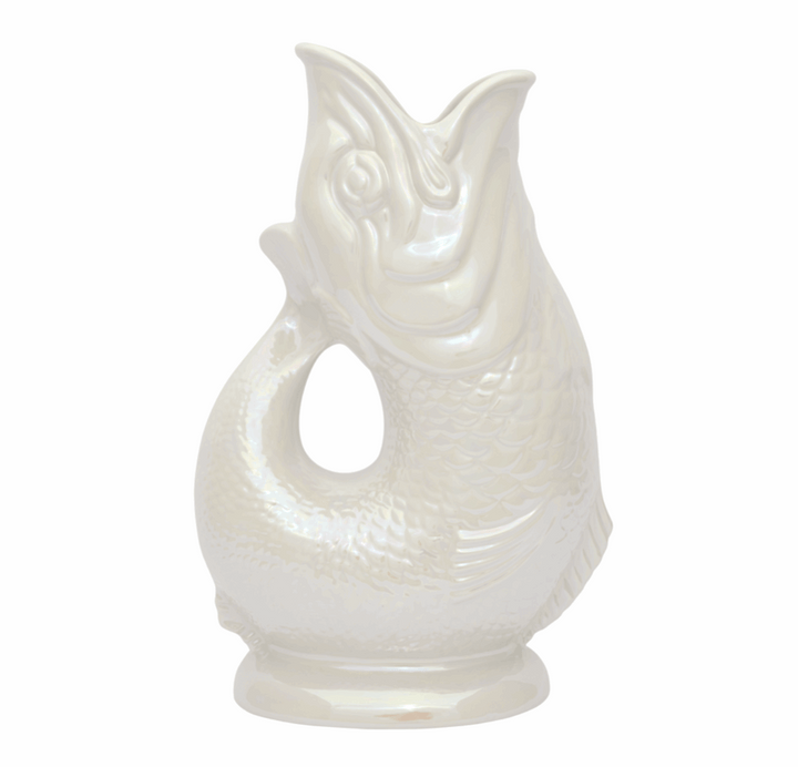 Autenthique Carafe GlouGlou Poisson | Gluggle jug | Nacre irisée