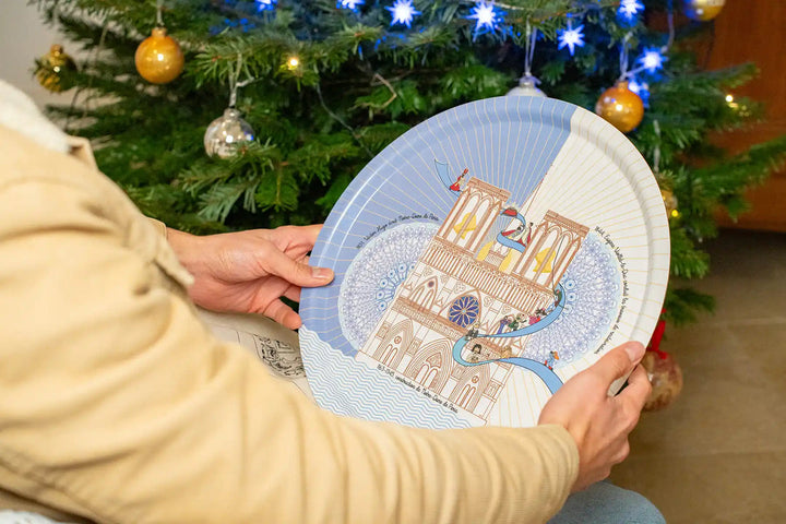 Ensemble complet Notre-Dame de Paris - Plateau & dessous de verre Ensembles plateau et dessous de verre Ours Blanc