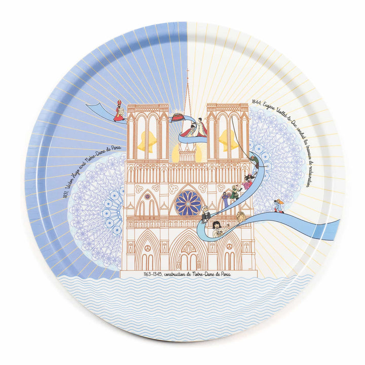 Ensemble complet Notre-Dame de Paris - Plateau & dessous de verre Ensembles plateau et dessous de verre Ours Blanc