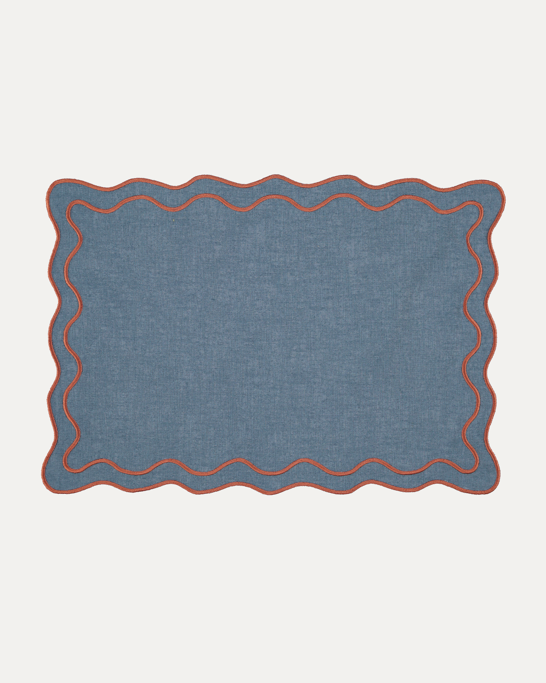 Set de table Beja, Bleu et terracota