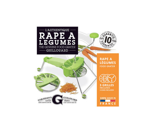 Passe légumes plastique premium Vert - 3 grilles