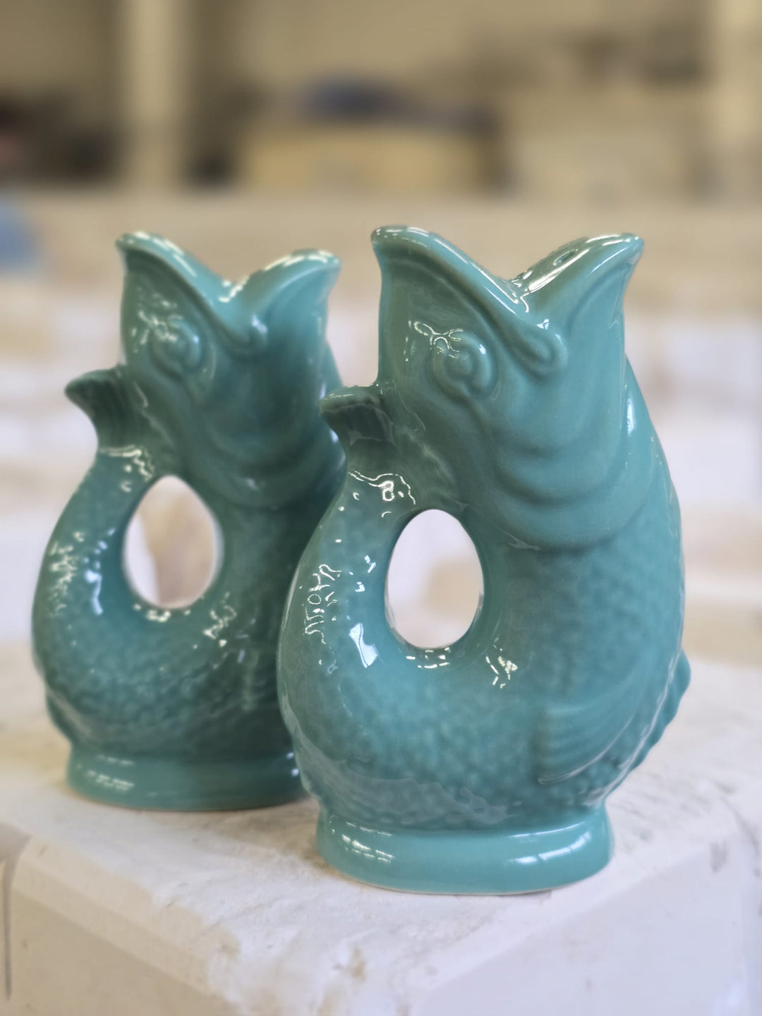 Gluggle Jug Salt and Pepper Shakers | Algae Green