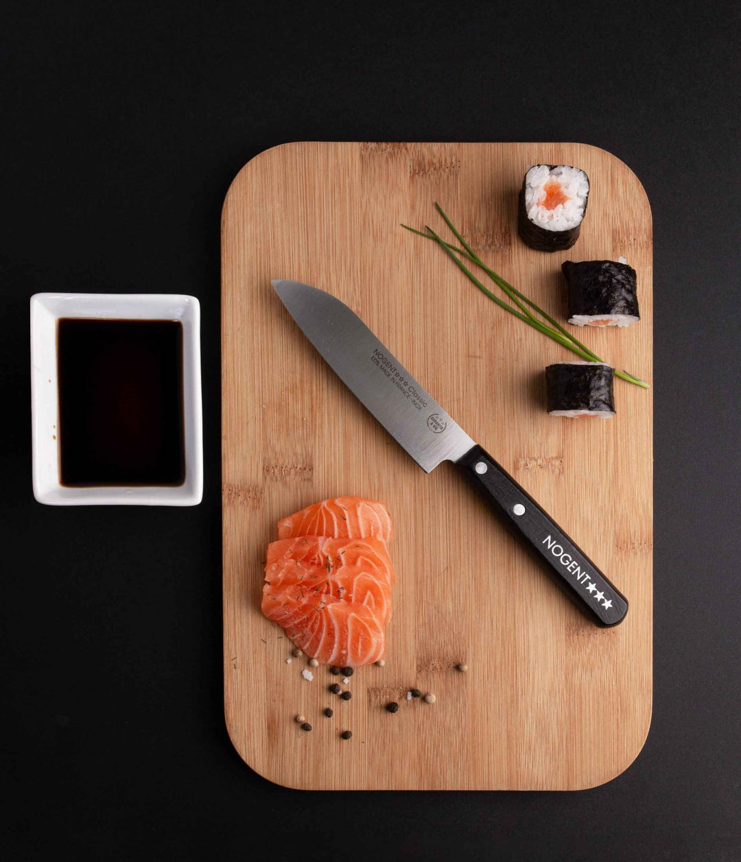 Couteau Mini Santoku - Lame lisse 11cm | Nogent Iconic