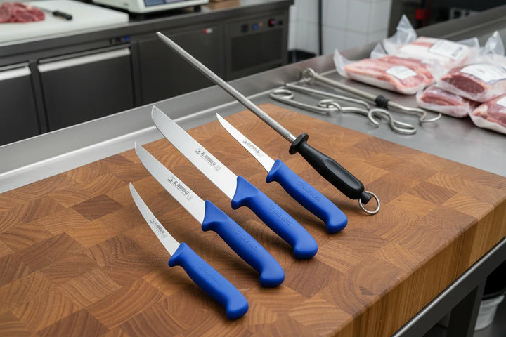 Professional Butcher/Butcher Knife Set - 5 Pieces