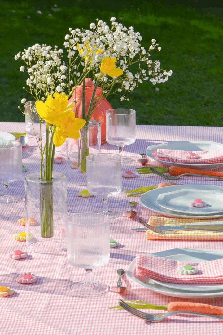 Nappe vichy Corail