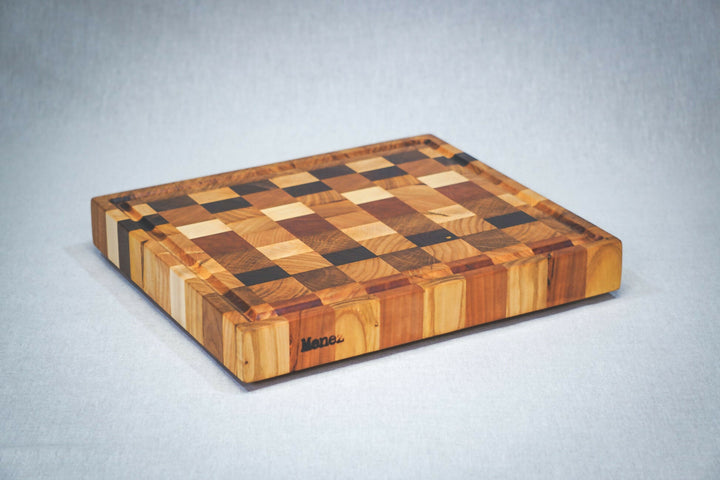 Billot Menez – Billot de cuisine damier en bois massif made in France par PLANC’H